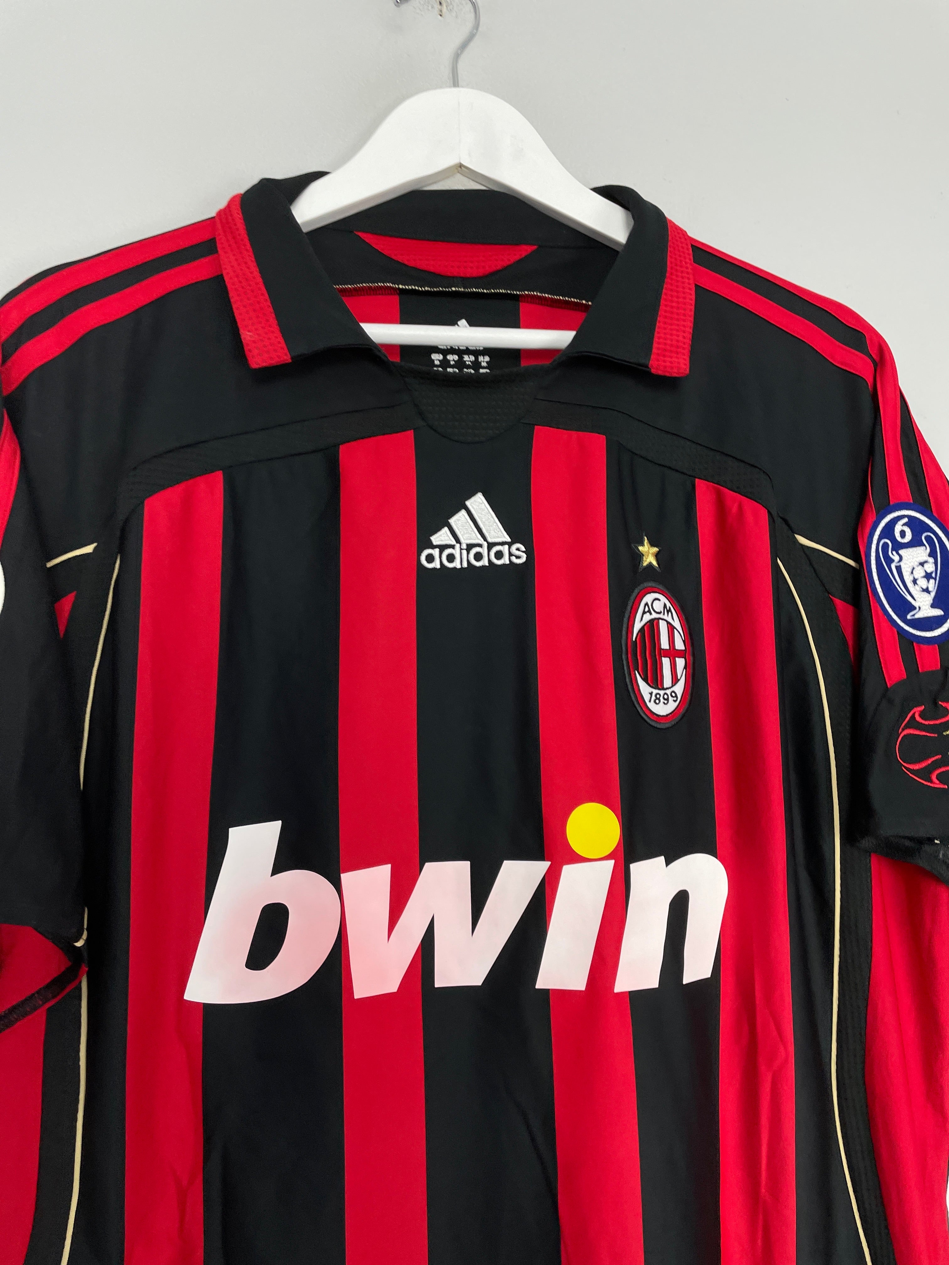 Shop 2006/07 AC MILAN KAKA #22 HOME SHIRT (XL) ADIDAS, classic football shirts, vintage football shirts & retro soccer jerseys at Cult Kits