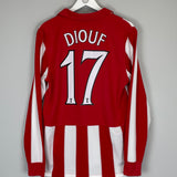 2010/11 RANGERS DIOUF #17 L/S AWAY SHIRT (L) UMBRO