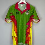 Shop 1995 MEXICO CAMPOS #1 *REISSUE* GK SHIRT (XL) ABA SPORT, classic football shirts, vintage football shirts & retro soccer jerseys at Cult Kits