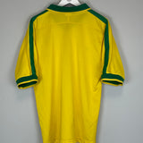 1998/00 BRAZIL HOME SHIRT (L) NIKE