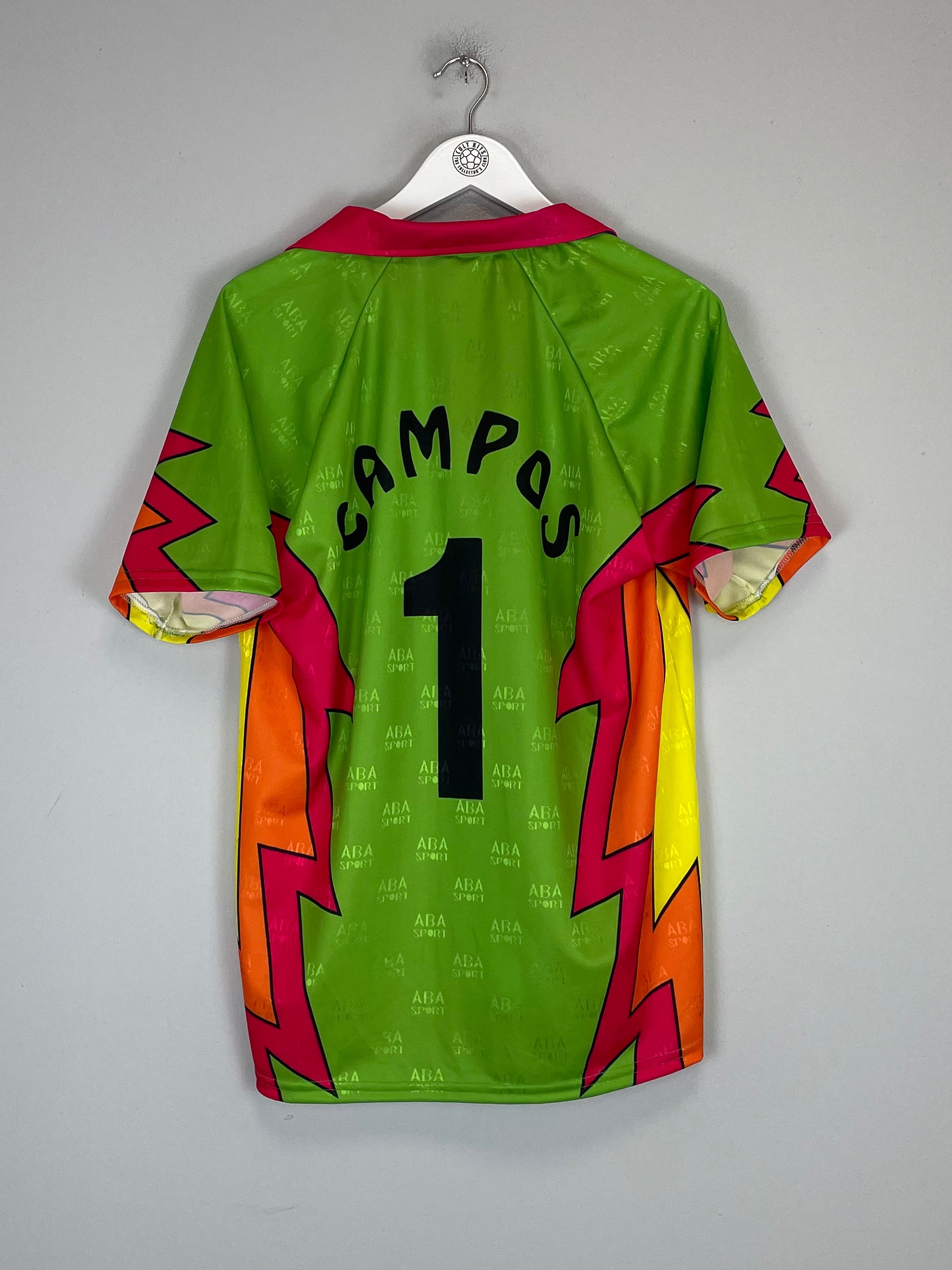 Shop 1995 MEXICO CAMPOS #1 *REISSUE* GK SHIRT (XL) ABA SPORT, classic football shirts, vintage football shirts & retro soccer jerseys at Cult Kits