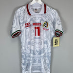 Shop 1998 MEXICO C.BLANCO #11 *REISSUE* BNWT AWAY SHIRT (S) ABA SPORT, classic football shirts, vintage football shirts & retro soccer jerseys at Cult Kits