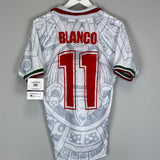 Shop 1998 MEXICO C.BLANCO #11 *REISSUE* BNWT AWAY SHIRT (S) ABA SPORT, classic football shirts, vintage football shirts & retro soccer jerseys at Cult Kits