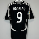 Shop 2006/07 REAL MADRID RONALDO #9 AWAY SHIRT (L) ADIDAS, classic football shirts, vintage football shirts & retro soccer jerseys at Cult Kits