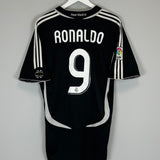 Shop 2006/07 REAL MADRID RONALDO #9 AWAY SHIRT (L) ADIDAS, classic football shirts, vintage football shirts & retro soccer jerseys at Cult Kits