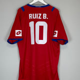2014 COSTA RICA B.RUIZ #10 HOME SHIRT (XXL) LOTTO
