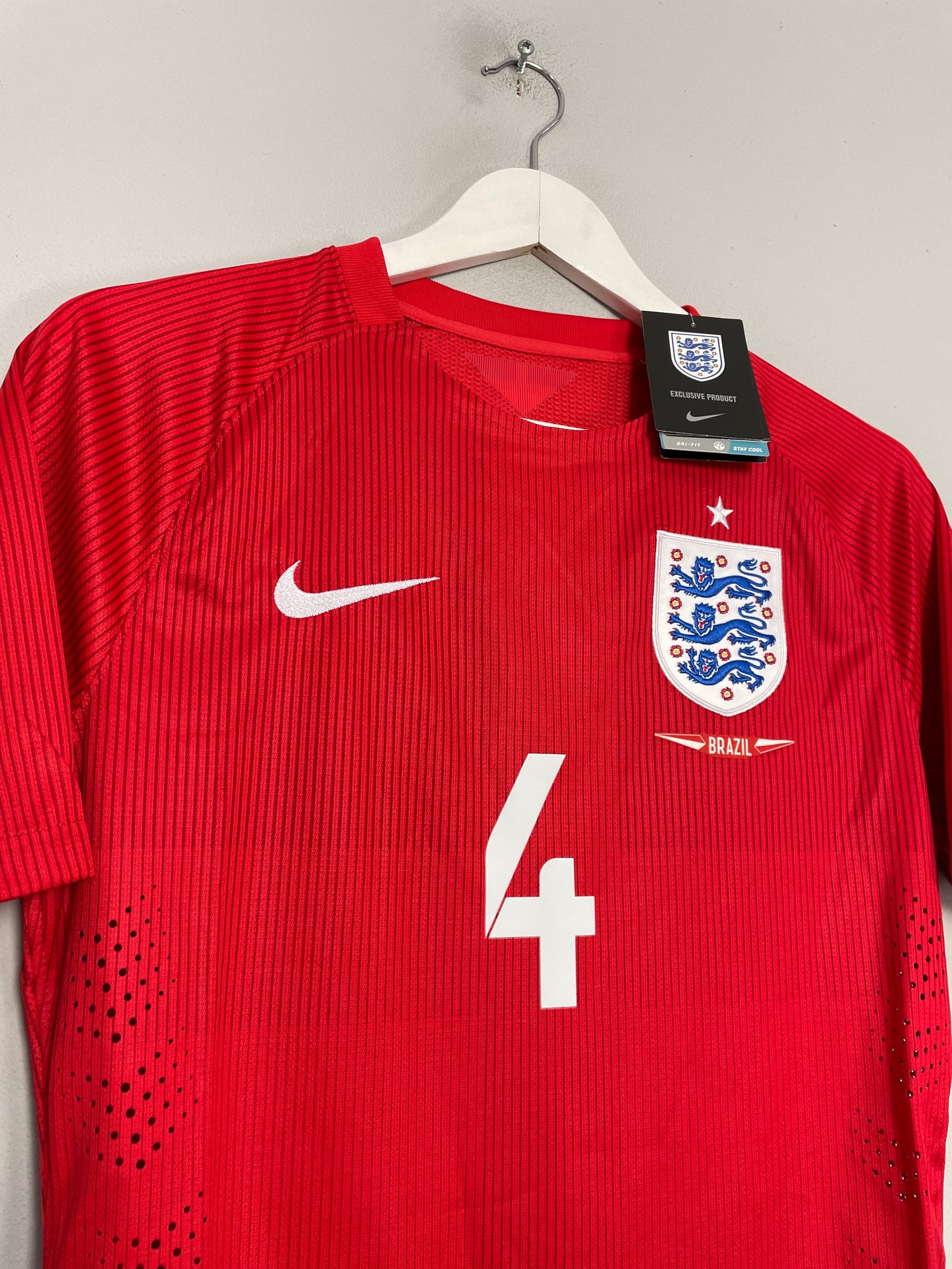 2014/15 ENGLAND GERRARD #4 *BNWT* PLAYER ISSUE AWAY SHIRT (S) NIKE