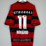 1995/96 FLAMENGO ROMARIO #11 *CENTENARY* HOME SHIRT (L) UMBRO