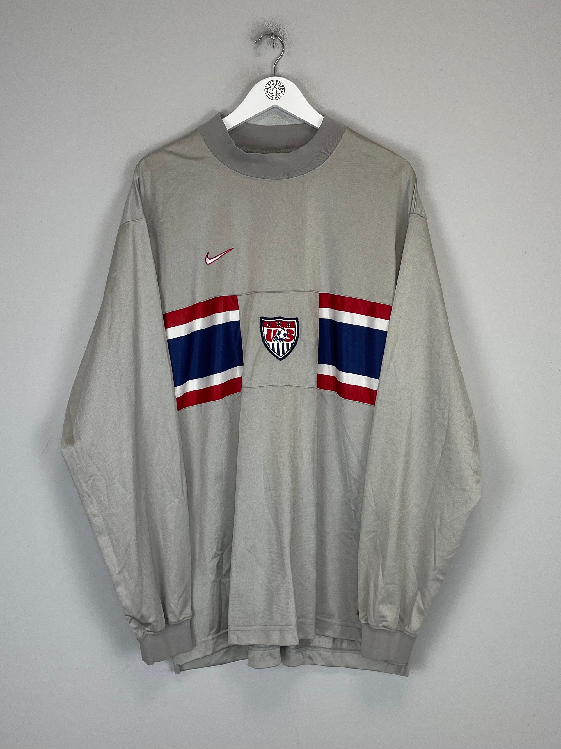 Shop 1995/98 USA GK SHIRT (XL) NIKE, classic football shirts, vintage football shirts & retro soccer jerseys at Cult Kits