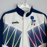 Shop 1994 ITALY TRACK JACKET (XL) DIADORA, classic football shirts, vintage football shirts & retro soccer jerseys at Cult Kits
