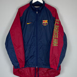 2000/01 BARCELONA WINDBREAKER JACKET (M) NIKE