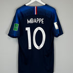 Shop 2018/19 FRANCE MBAPPE #10 HOME SHIRT (XL) NIKE, classic football shirts, vintage football shirts & retro soccer jerseys at Cult Kits