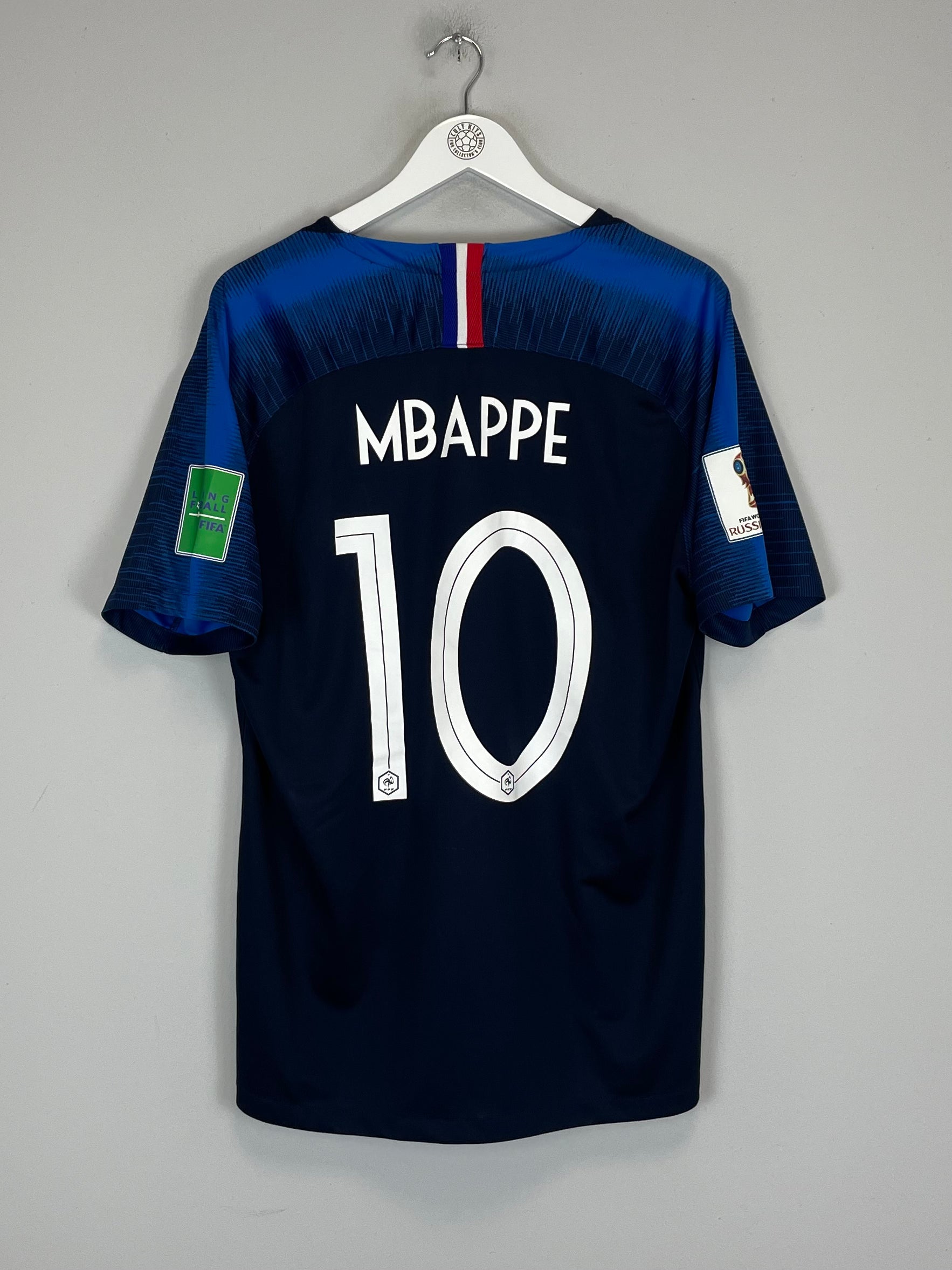 Shop 2018/19 FRANCE MBAPPE #10 HOME SHIRT (XL) NIKE, classic football shirts, vintage football shirts & retro soccer jerseys at Cult Kits