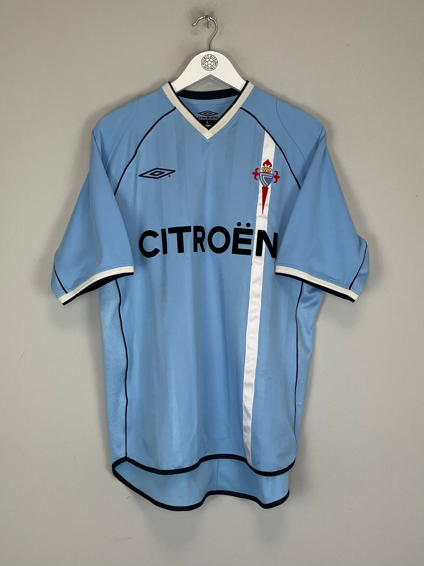 Shop 2001/03 CELTA VIGO MOSTOVOI #10 HOME SHIRT (L) UMBRO, classic football shirts, vintage football shirts & retro soccer jerseys at Cult Kits