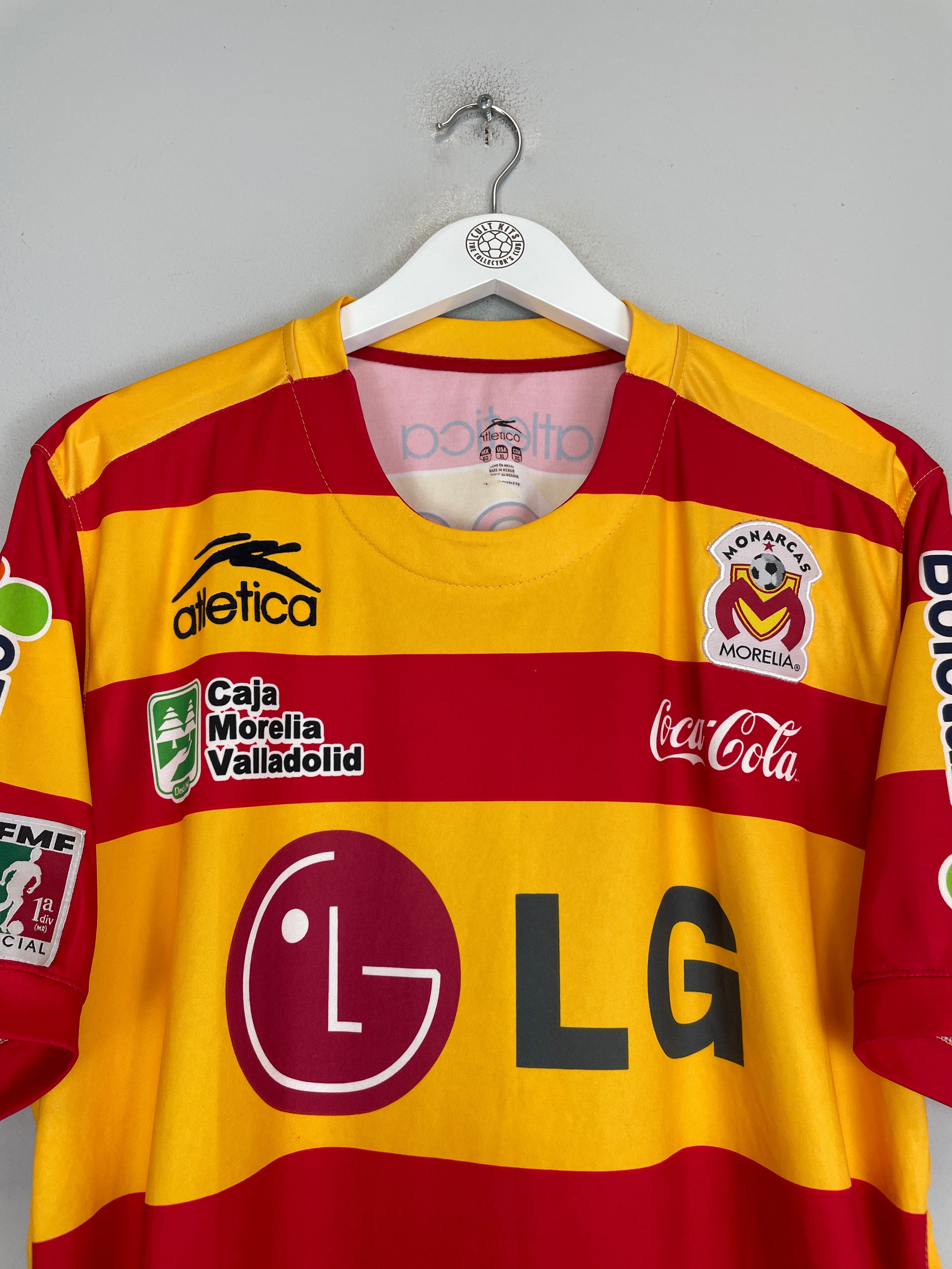 Shop 2006/07 MONARCAS MORELIA HOME SHIRT (XL) ATLETICA, classic football shirts, vintage football shirts & retro soccer jerseys at Cult Kits