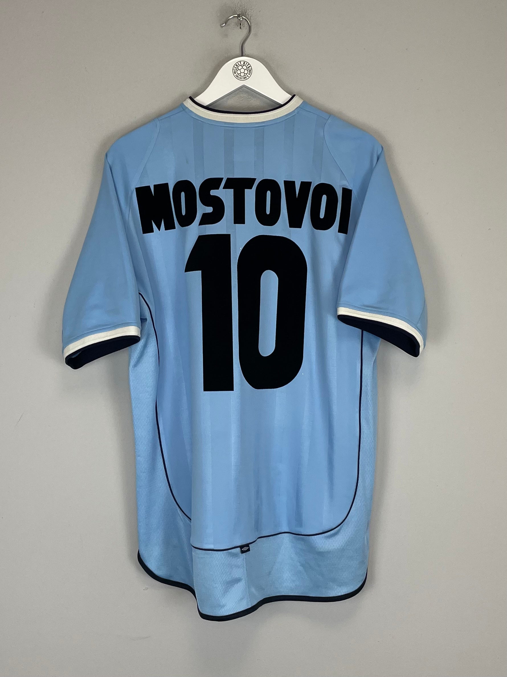 Shop 2001/03 CELTA VIGO MOSTOVOI #10 HOME SHIRT (L) UMBRO, classic football shirts, vintage football shirts & retro soccer jerseys at Cult Kits