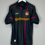 Shop 2003/04 LYON JUNINHO #8 AWAY SHIRT (L) UMBRO, classic football shirts, vintage football shirts & retro soccer jerseys at Cult Kits