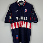 Shop 1997/98 ATLETICO MADRID AWAY SHIRT (L) PUMA, classic football shirts, vintage football shirts & retro soccer jerseys at Cult Kits