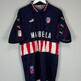 Shop 1997/98 ATLETICO MADRID AWAY SHIRT (L) PUMA, classic football shirts, vintage football shirts & retro soccer jerseys at Cult Kits