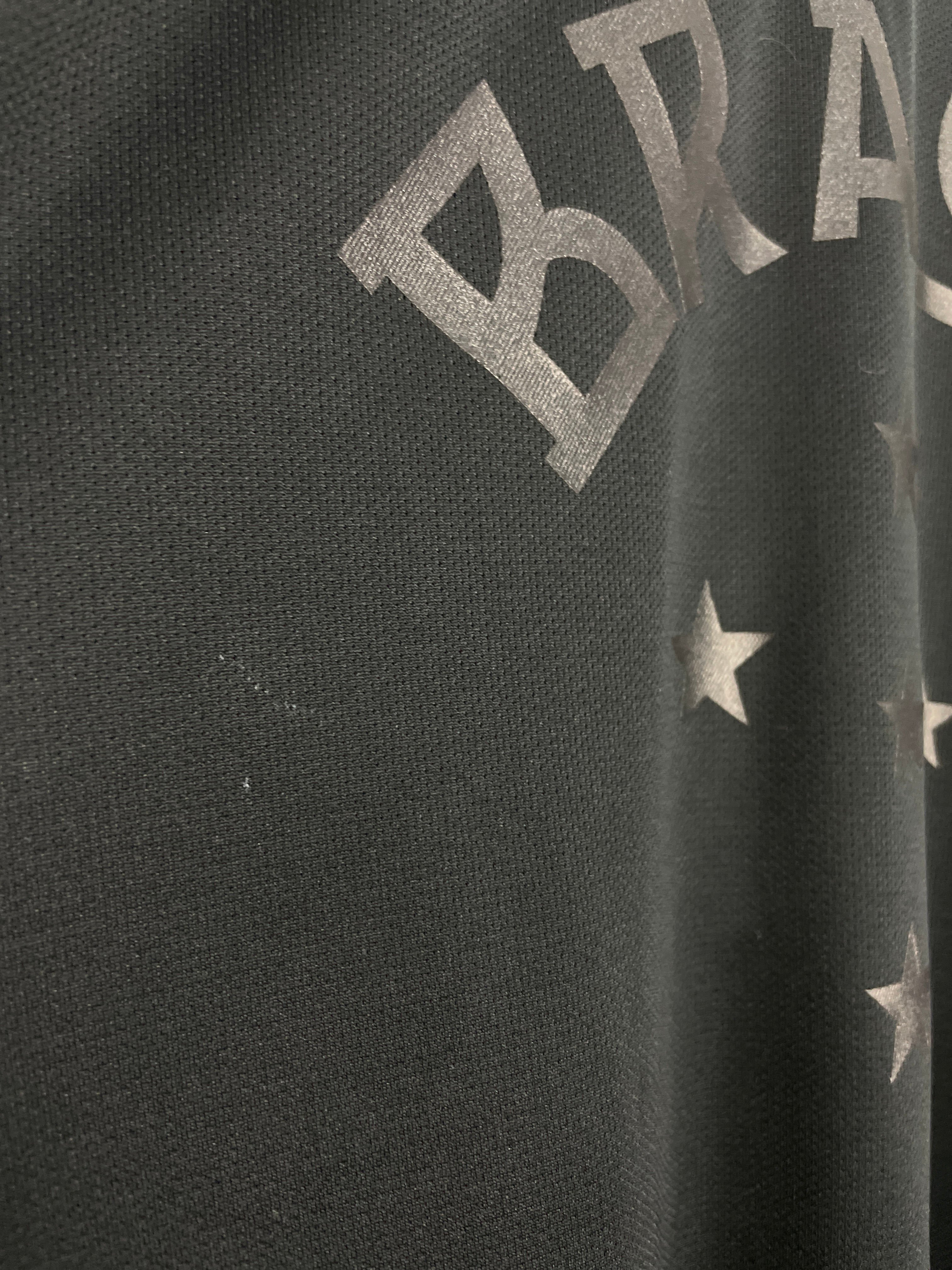 Shop 2013 BRAZIL *AUTHENTIC* BLACKOUT THIRD SHIRT (XL) NIKE, classic football shirts, vintage football shirts & retro soccer jerseys at Cult Kits