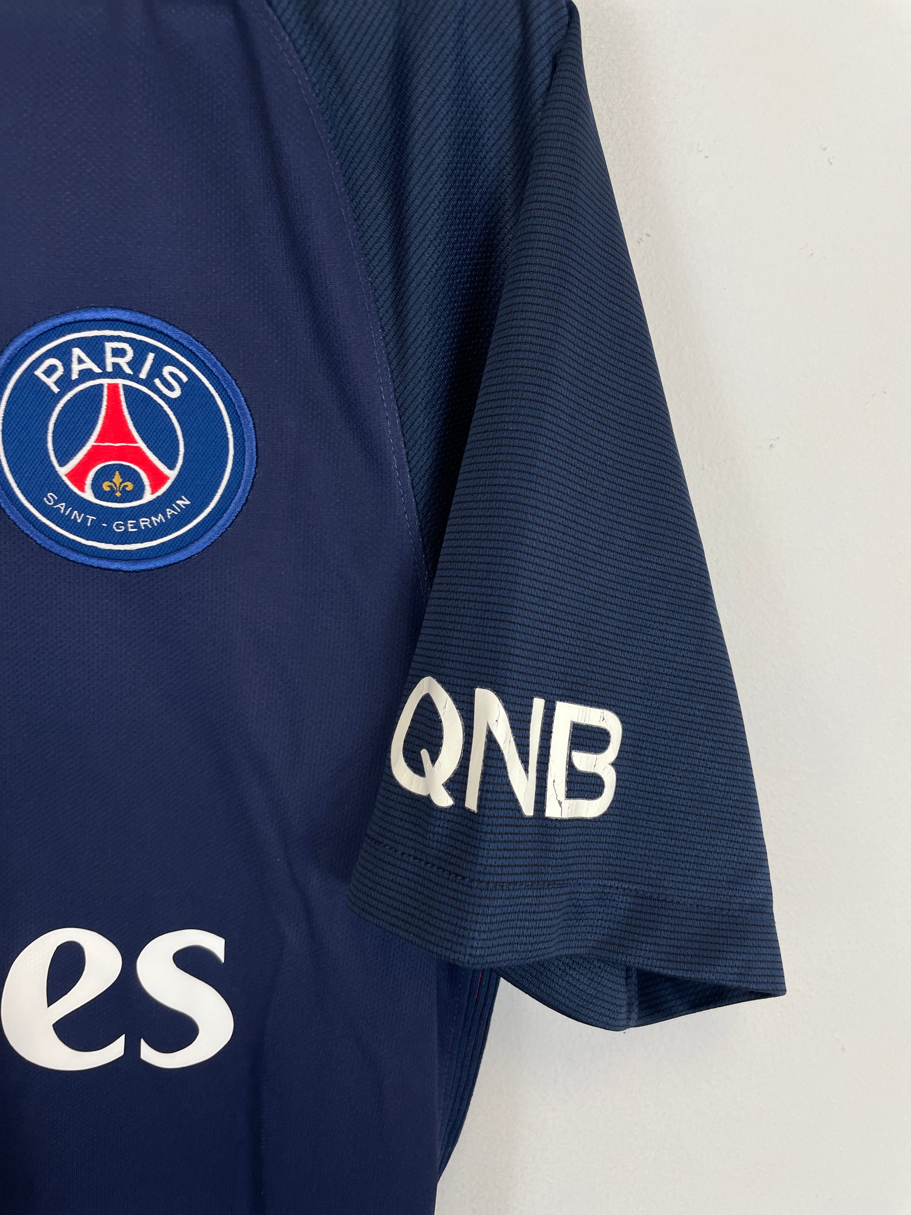 Shop 2016/17 PSG CAVANI #9 HOME SHIRT (M) NIKE, classic football shirts, vintage football shirts & retro soccer jerseys at Cult Kits