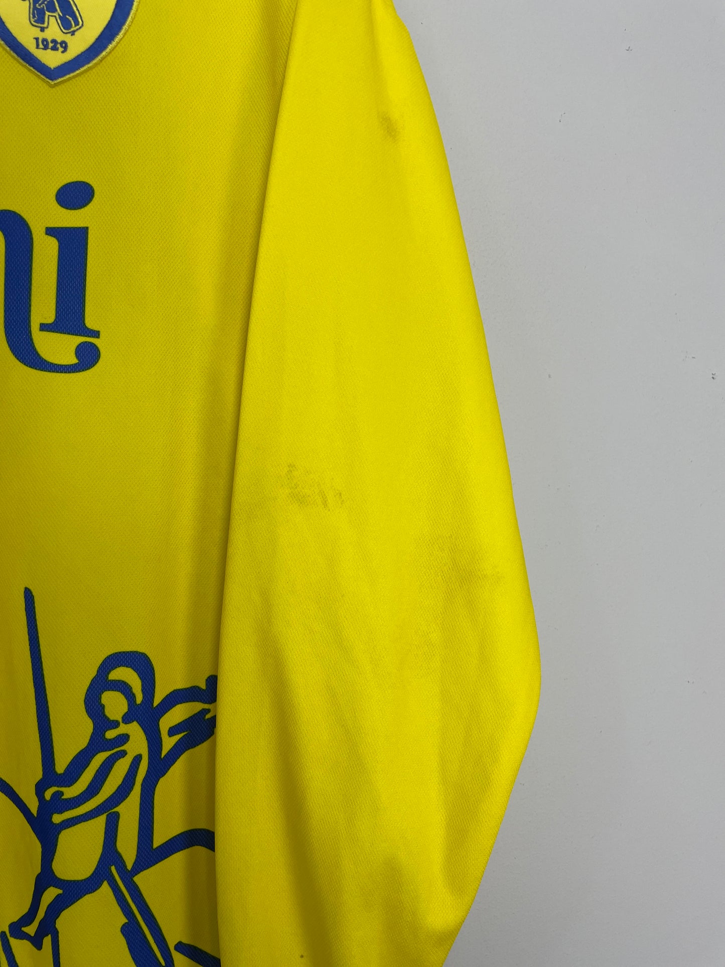 2001/02 CHIEVO D'ANNA #94 * MATCH ISSUED* L/S HOME SHIRT (XL) JOMA