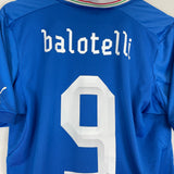Shop 2012/13 ITALY BALOTELLI #9 HOME SHIRT (L) PUMA, classic football shirts, vintage football shirts & retro soccer jerseys at Cult Kits