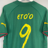 Shop 2004/06 CAMEROON ETO'O #9 HOME SHIRT (L) PUMA, classic football shirts, vintage football shirts & retro soccer jerseys at Cult Kits
