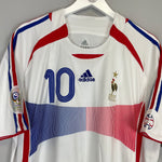 Shop 2006/07 FRANCE ZIDANE #10 AWAY SHIRT (XL) ADIDAS, classic football shirts, vintage football shirts & retro soccer jerseys at Cult Kits