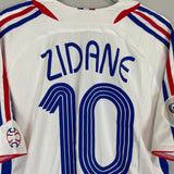 Shop 2006/07 FRANCE ZIDANE #10 AWAY SHIRT (XL) ADIDAS, classic football shirts, vintage football shirts & retro soccer jerseys at Cult Kits