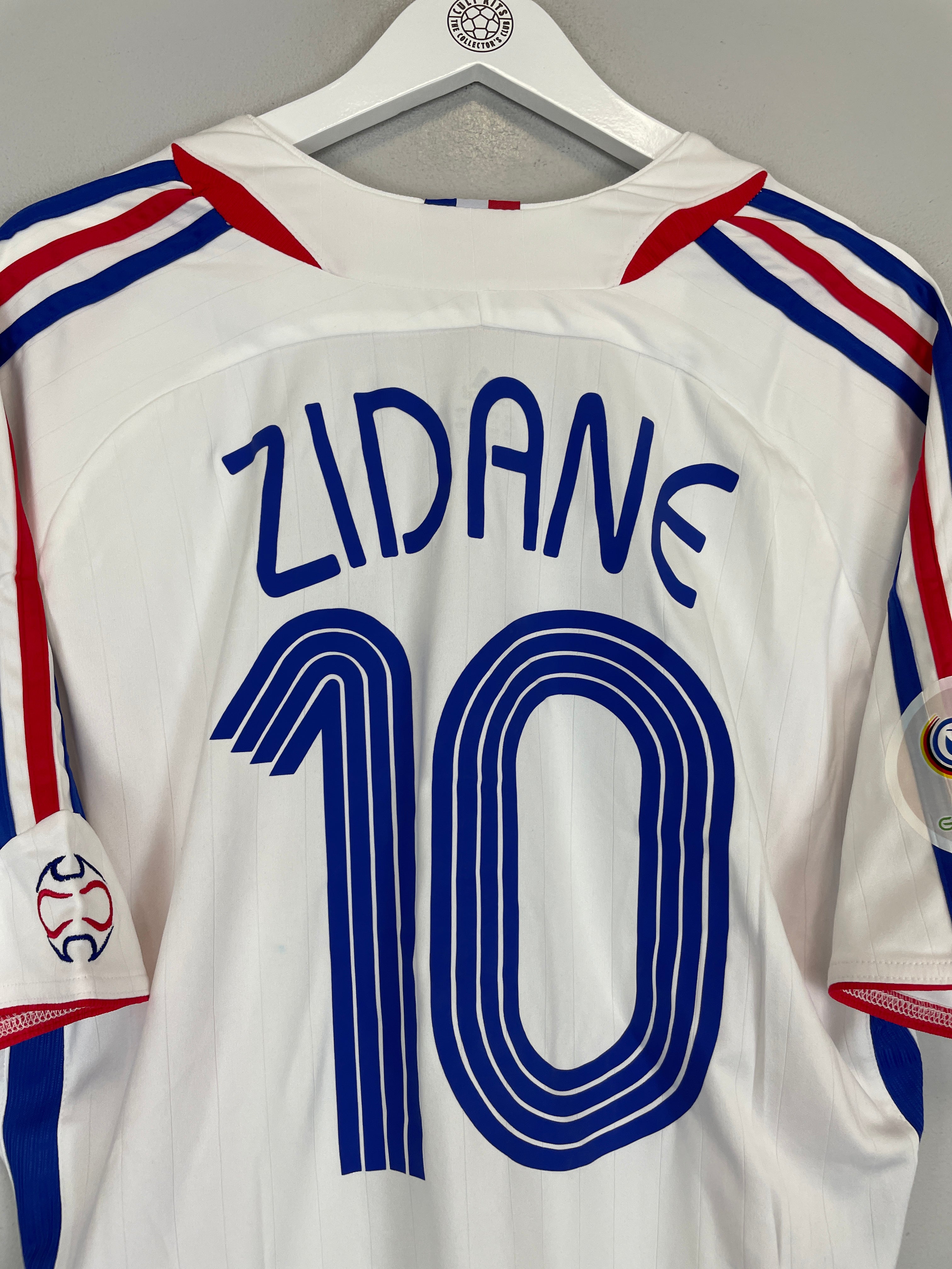 Shop 2006/07 FRANCE ZIDANE #10 AWAY SHIRT (XL) ADIDAS, classic football shirts, vintage football shirts & retro soccer jerseys at Cult Kits