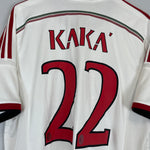 Shop 2014/15 AC MILAN KAKA #22 AWAY SHIRT (XL) ADIDAS, classic football shirts, vintage football shirts & retro soccer jerseys at Cult Kits