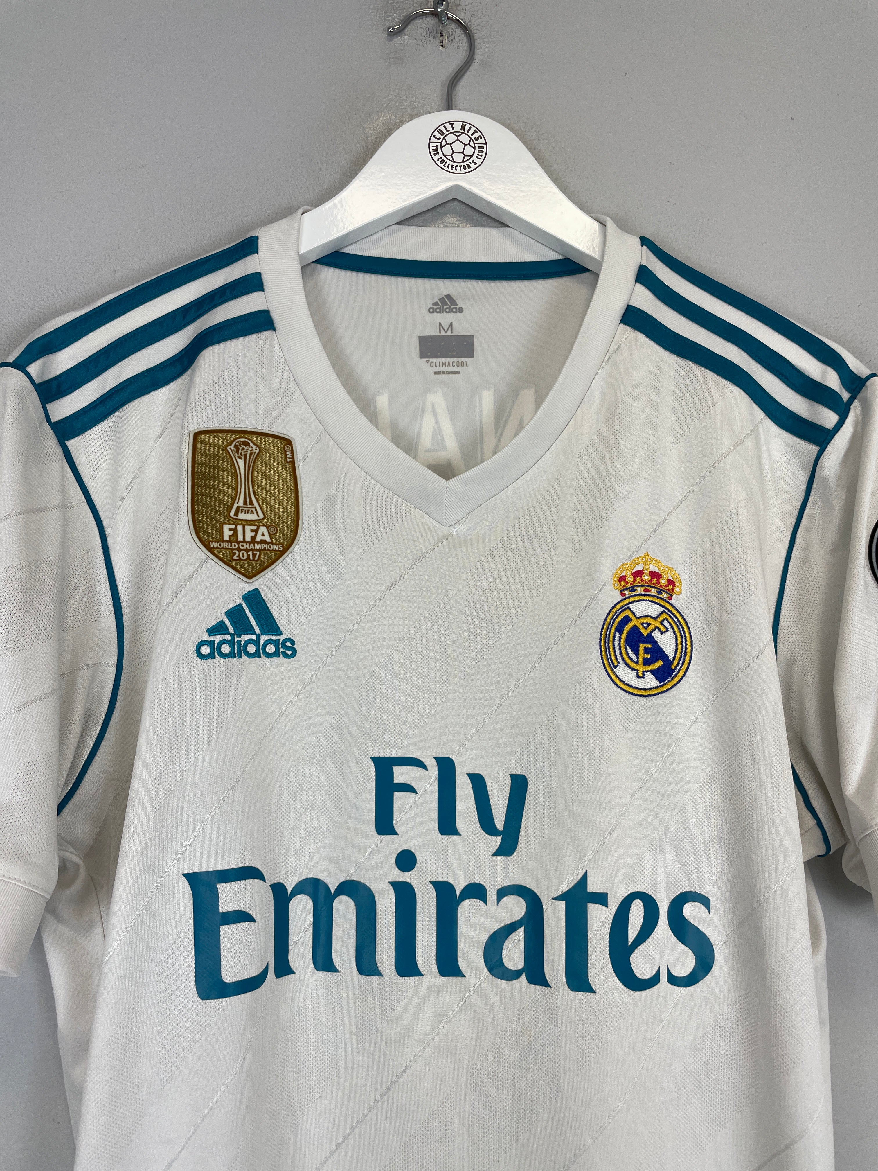 Shop 2017/18 REAL MADRID RONALDO #7 HOME SHIRT (M) ADIDAS, classic football shirts, vintage football shirts & retro soccer jerseys at Cult Kits