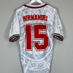Shop 1998 MEXICO HERNANDEZ #15 *REISSUE* AWAY SHIRT (M) ABA SPORT, classic football shirts, vintage football shirts & retro soccer jerseys at Cult Kits