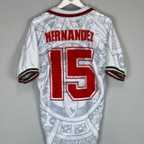 Shop 1998 MEXICO HERNANDEZ #15 *REISSUE* AWAY SHIRT (M) ABA SPORT, classic football shirts, vintage football shirts & retro soccer jerseys at Cult Kits