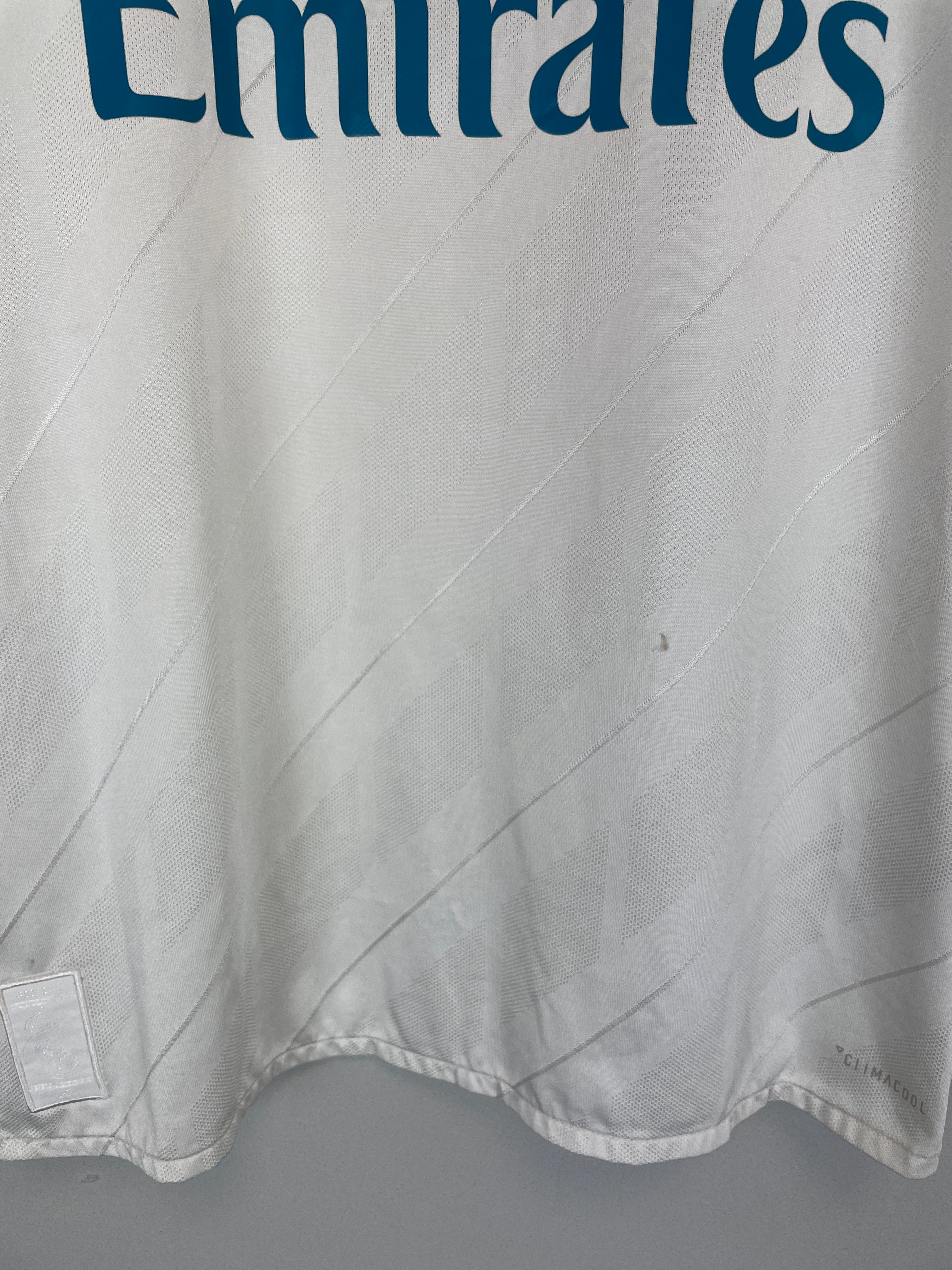 Shop 2017/18 REAL MADRID RONALDO #7 HOME SHIRT (M) ADIDAS, classic football shirts, vintage football shirts & retro soccer jerseys at Cult Kits