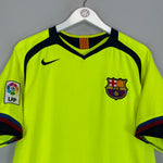 Shop 2005/06 BARCELONA RONALDINHO #10 AWAY SHIRT (M) NIKE, classic football shirts, vintage football shirts & retro soccer jerseys at Cult Kits