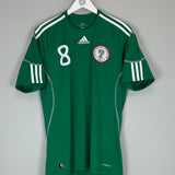 2010/11 NIGERIA YAKUBU #8 HOME SHIRT (M) ADIDAS