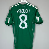 2010/11 NIGERIA YAKUBU #8 HOME SHIRT (M) ADIDAS