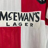 Shop 1995/96 RANGERS #8 AWAY SHIRT (M) ADIDAS, classic football shirts, vintage football shirts & retro soccer jerseys at Cult Kits