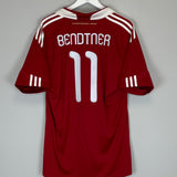 2010/11 DENMARK BENDTNER #11 HOME SHIRT (L) ADIDAS