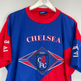 Shop 1993/94 CHELSEA TRAINING SHIRT (XL) UMBRO, classic football shirts, vintage football shirts & retro soccer jerseys at Cult Kits