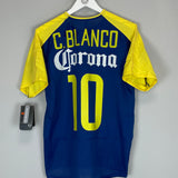 2003/04 CLUB AMERICA C.BLANCO #10 *BNWT* AWAY SHIRT (M) NIKE