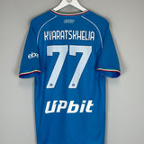 2023/24 NAPOLI KVARATSKHELIA #77 HOME SHIRT (XL) EA7