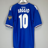 2001/02 BRESCIA BAGGIO #10 HOME SHIRT (XL) GARMAN