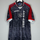 1996/97 AJAX LITMANEN #10 AWAY SHIRT (XL) UMBRO