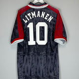 1996/97 AJAX LITMANEN #10 AWAY SHIRT (XL) UMBRO