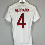 Shop 2010/11 ENGLAND GERRARD #4 HOME SHIRT (S) UMBRO, classic football shirts, vintage football shirts & retro soccer jerseys at Cult Kits
