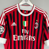 Shop 2011/12 AC MILAN IBRAHIMOVIC #11 C/L HOME SHIRT (L) ADIDAS, classic football shirts, vintage football shirts & retro soccer jerseys at Cult Kits