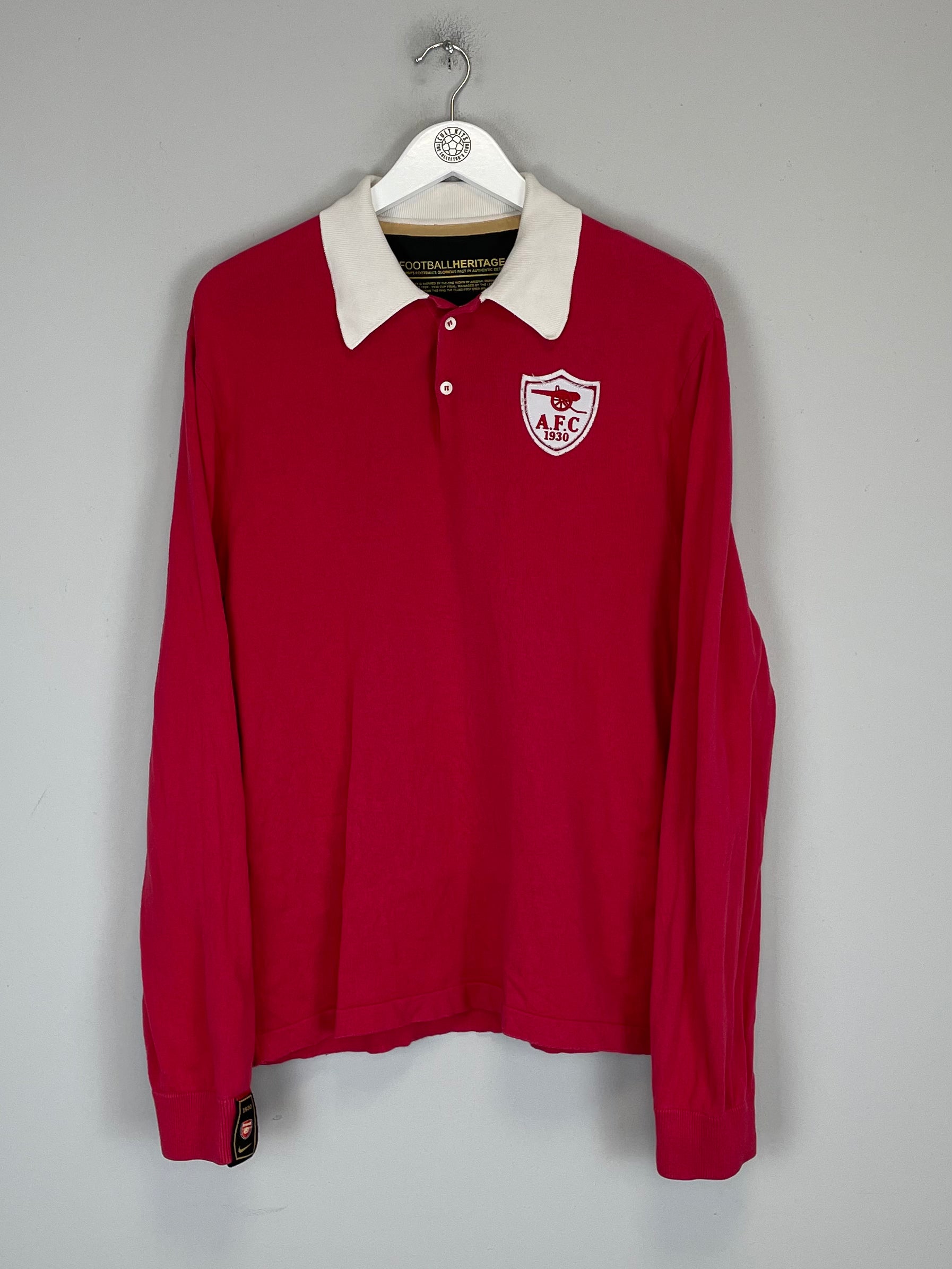 Shop 2007/08 ARSENAL L/S NIKE HERITAGE SHIRT (L), classic football shirts, vintage football shirts & retro soccer jerseys at Cult Kits